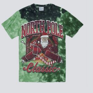 Vintage Classic. Ice Hockey Santa Clause.